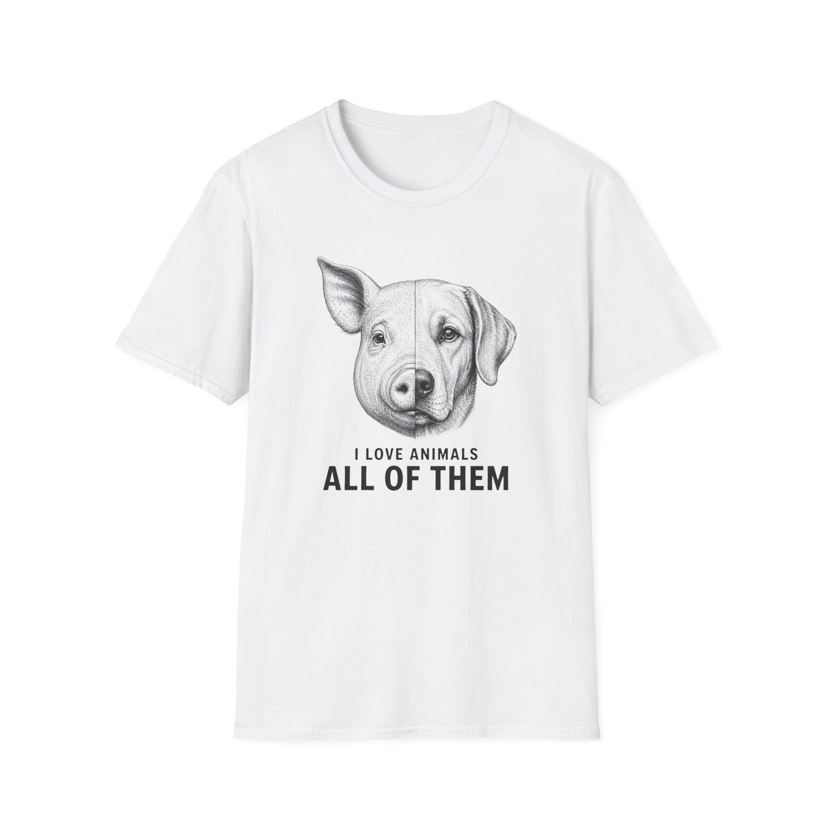 I Love Animals, All of Them T-Shirt