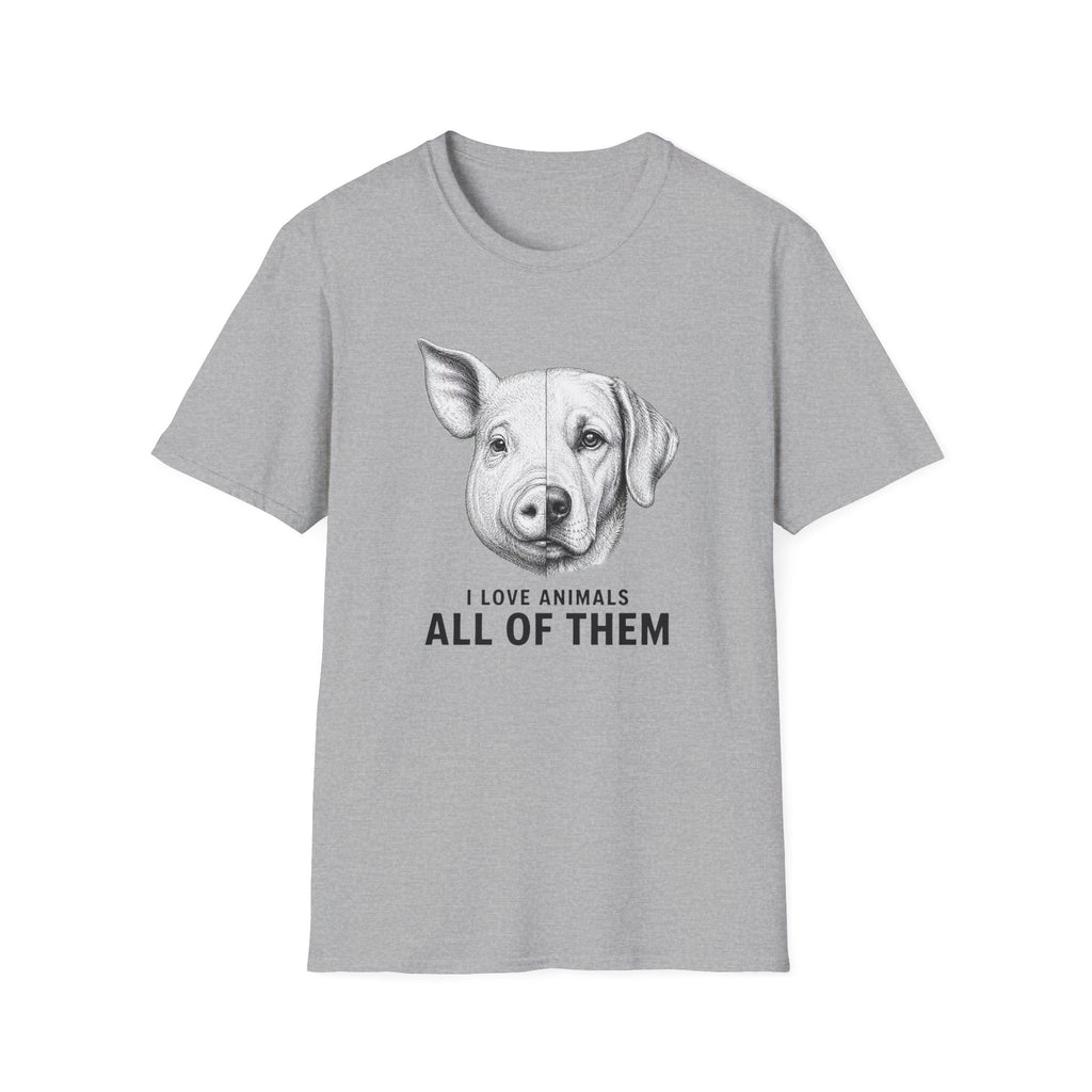 I Love Animals, All of Them T-Shirt