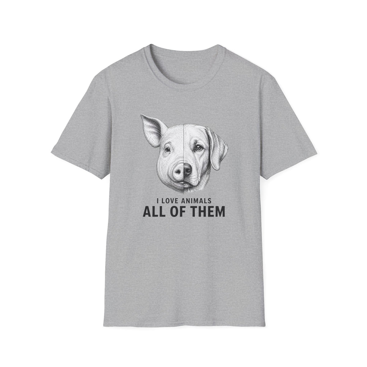 I Love Animals, All of Them T-Shirt
