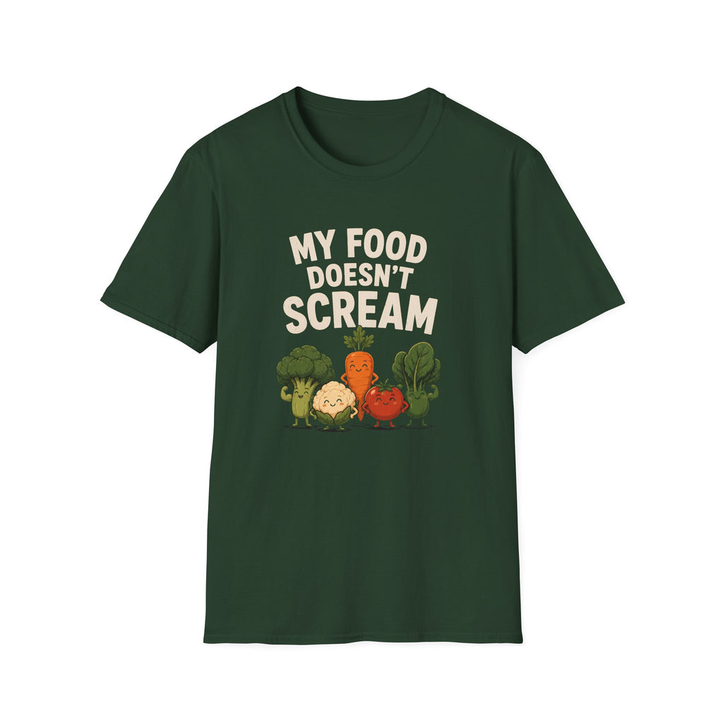 My Food Doesn't Scream T-Shirt