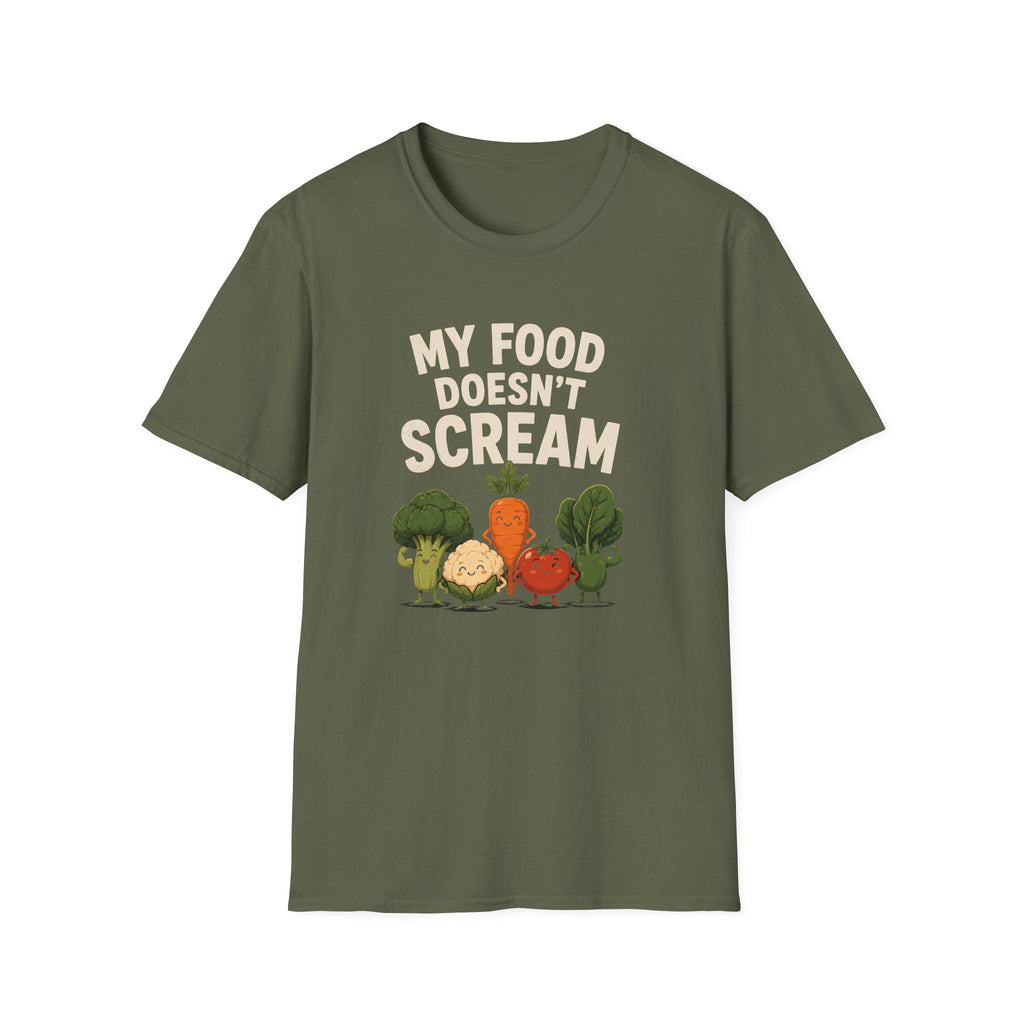 My Food Doesn't Scream T-Shirt