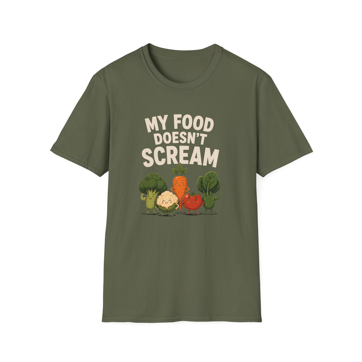 My Food Doesn't Scream T-Shirt