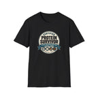 Retro badge style graphic reading "Certified Protein Survivor" with the words "Asked the Same Question 4,000 Times" and icons representing beans, tofu, nuts, and lentils.