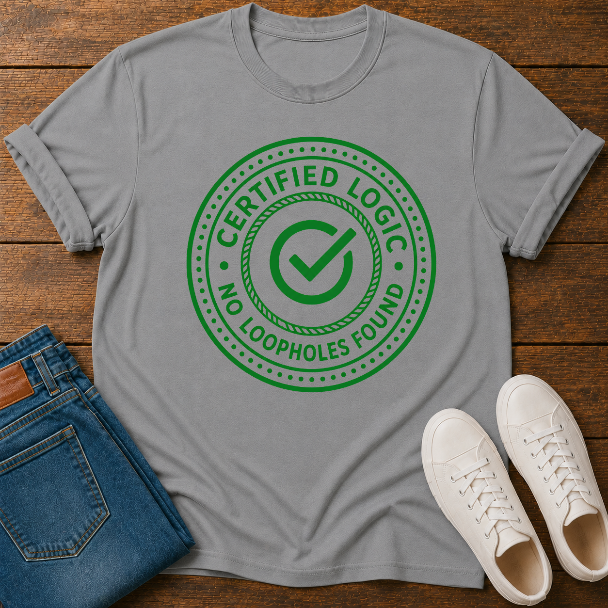 Logic Certified No Loopholes Found T-Shirt