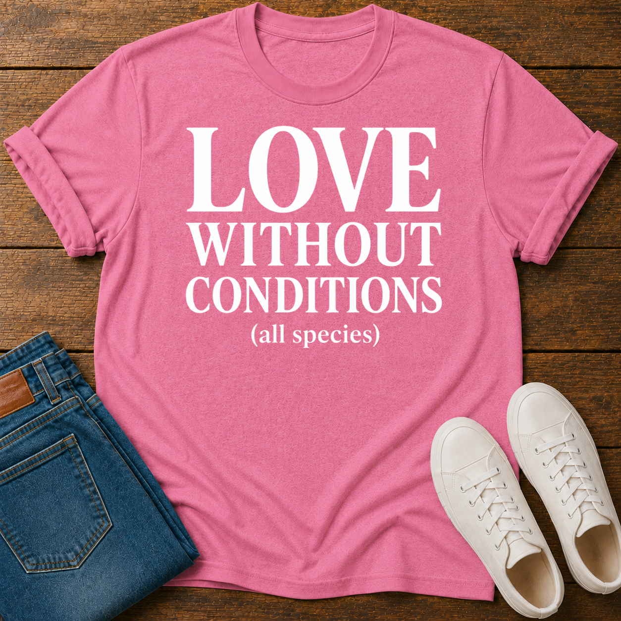Love Without Conditions (All Species) T-Shirt