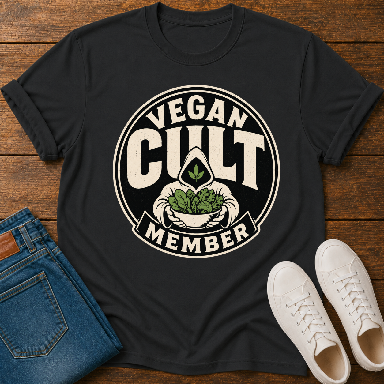 Vegan Cult Member T-Shirt — Wearing The Label They Gave Us