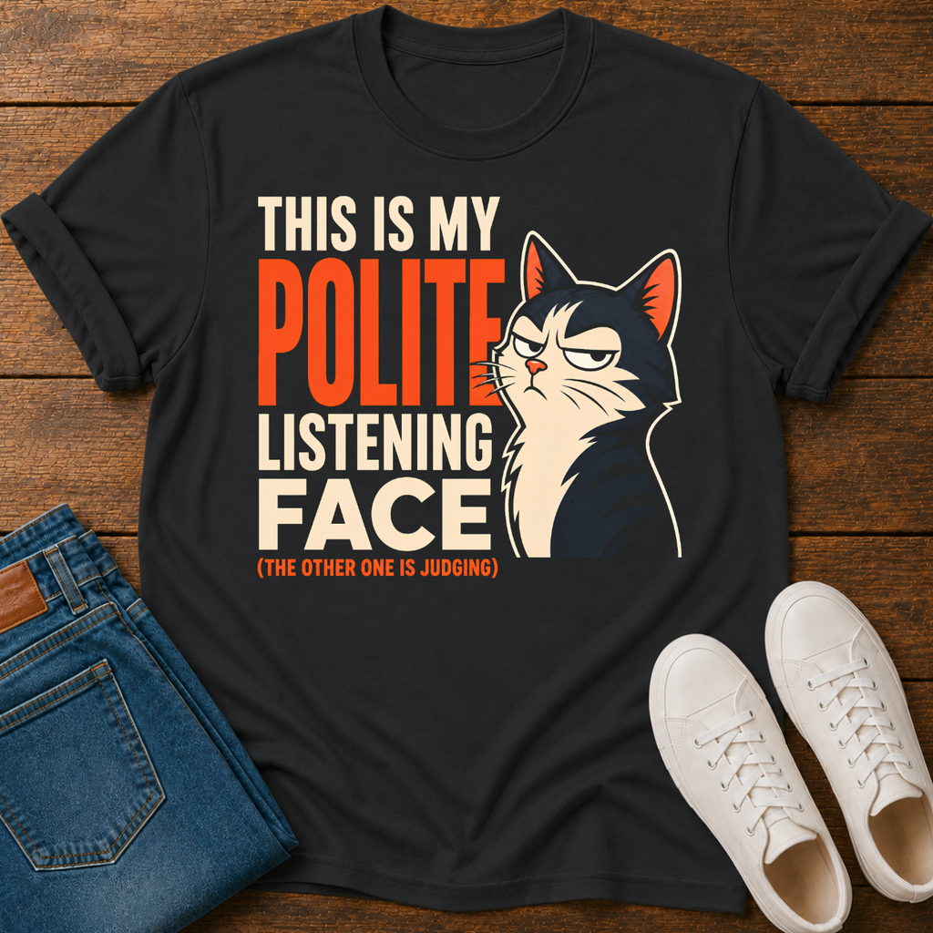 This Is My Polite Listening Face T-Shirt