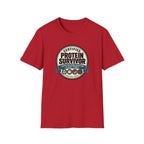 Retro badge style graphic reading "Certified Protein Survivor" with the words "Asked the Same Question 4,000 Times" and icons representing beans, tofu, nuts, and lentils.