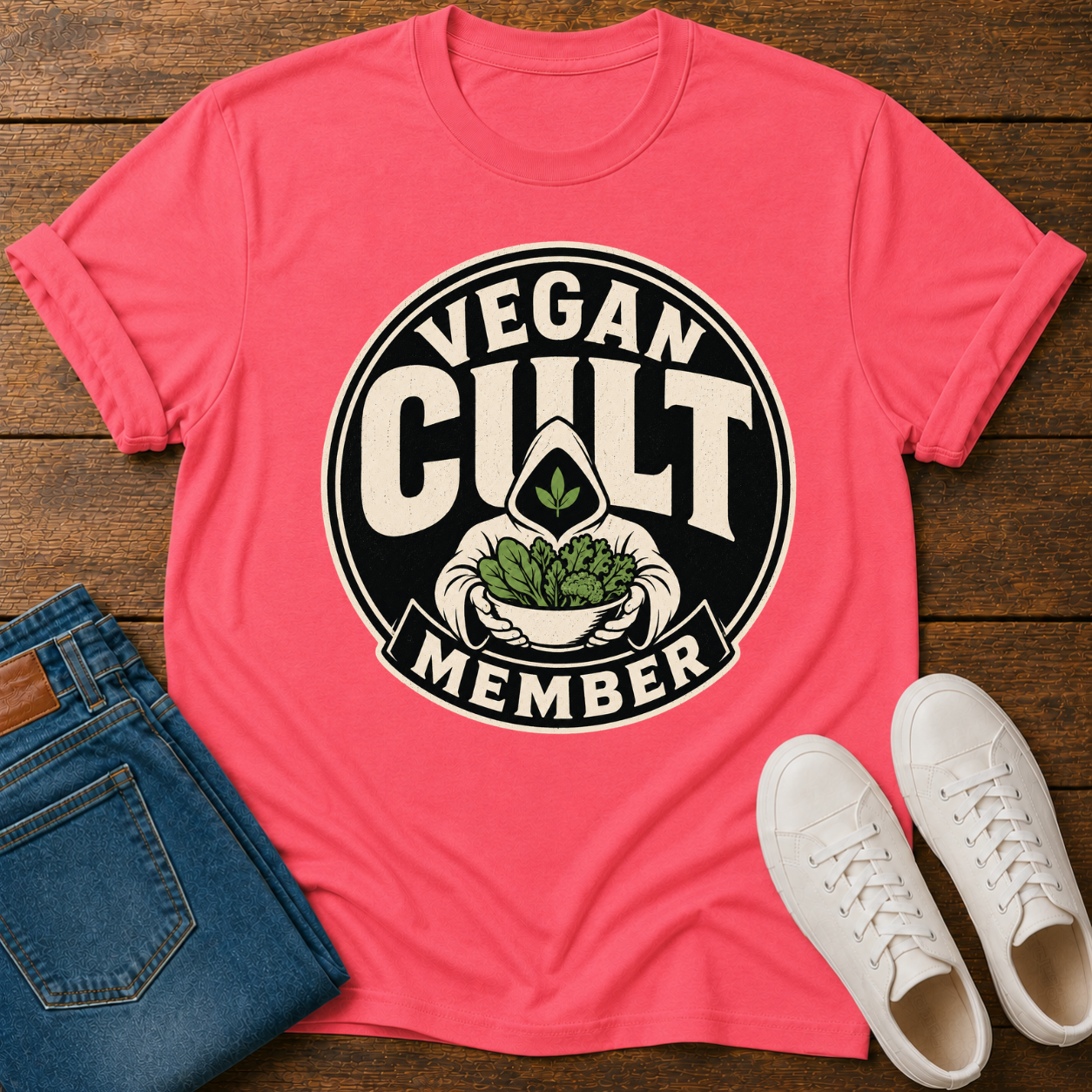 Vegan Cult Member T-Shirt — Wearing The Label They Gave Us