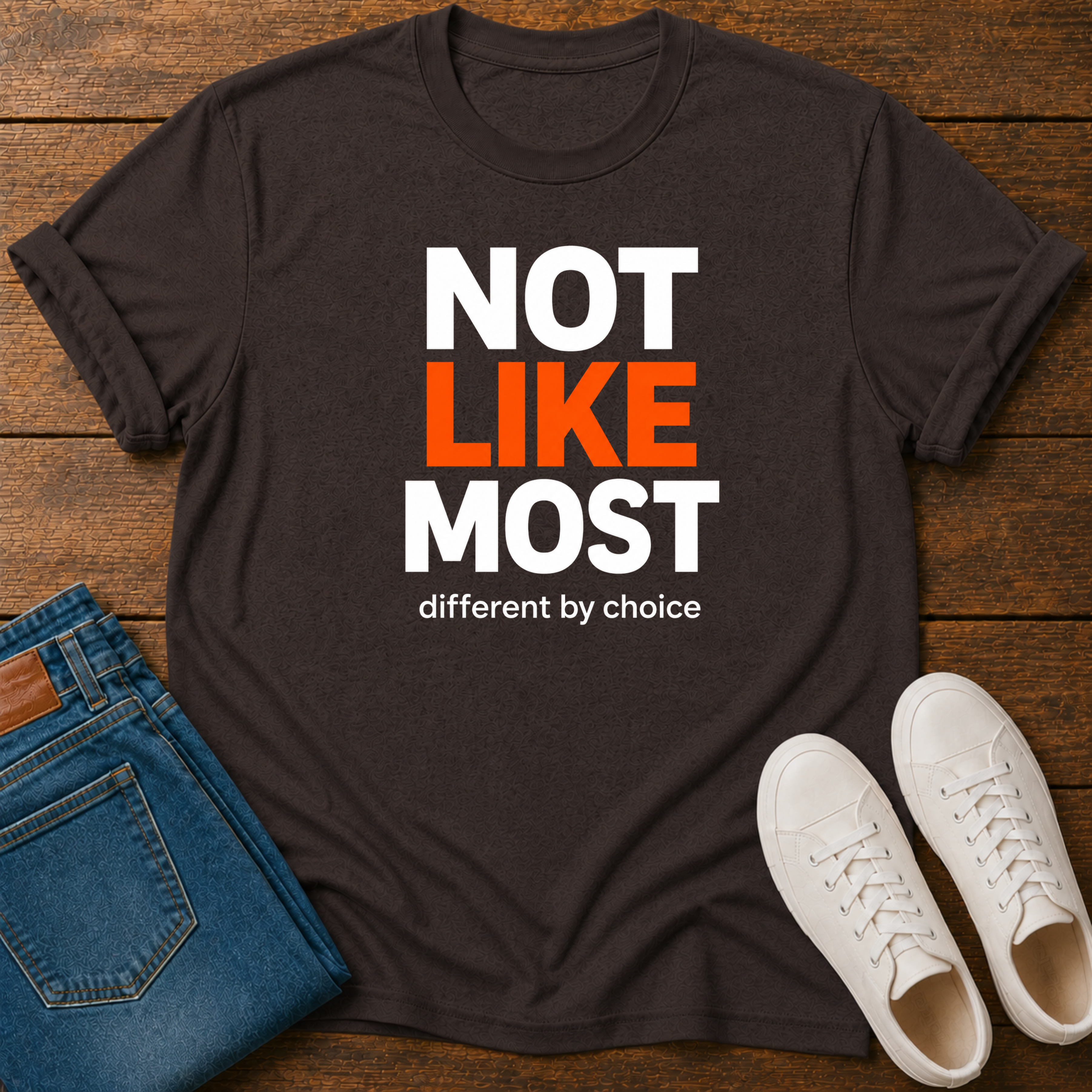 Not Like Most T-Shirt — Different By Choice