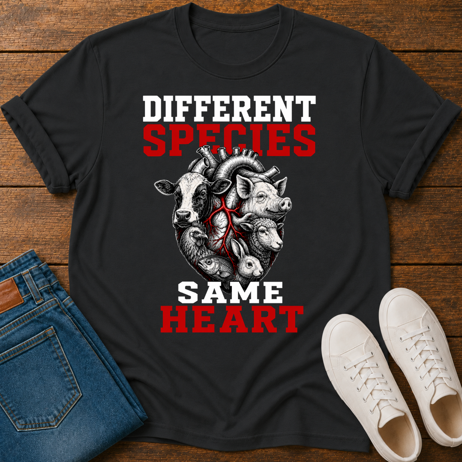Different Species Same Heart T-Shirt