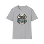Retro badge style graphic reading "Certified Protein Survivor" with the words "Asked the Same Question 4,000 Times" and icons representing beans, tofu, nuts, and lentils.