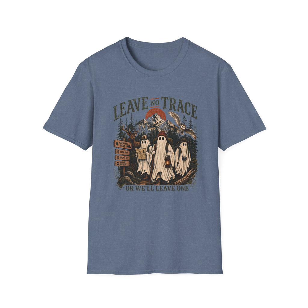 heather indigo leave no trace halloween tee