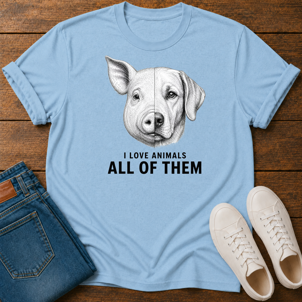I Love Animals, All of Them T-Shirt