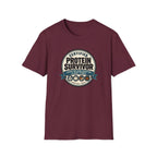Retro badge style graphic reading "Certified Protein Survivor" with the words "Asked the Same Question 4,000 Times" and icons representing beans, tofu, nuts, and lentils.