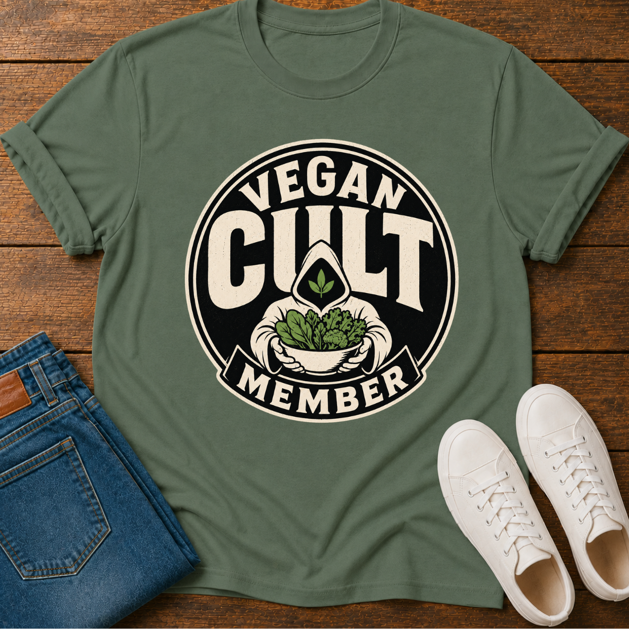 Vegan Cult Member T-Shirt — Wearing The Label They Gave Us