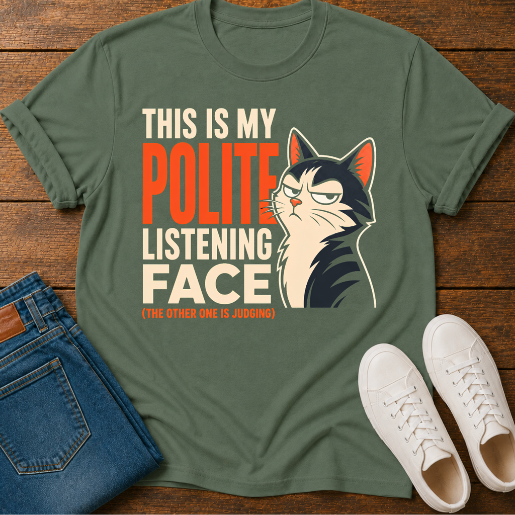 This Is My Polite Listening Face T-Shirt