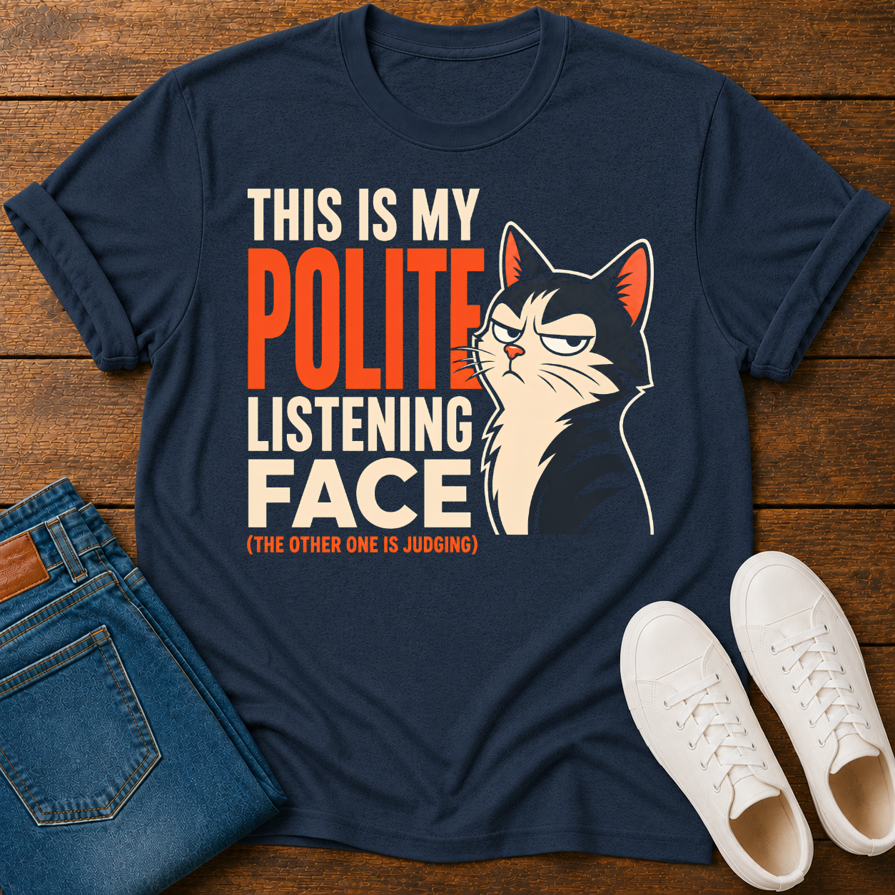 This Is My Polite Listening Face T-Shirt