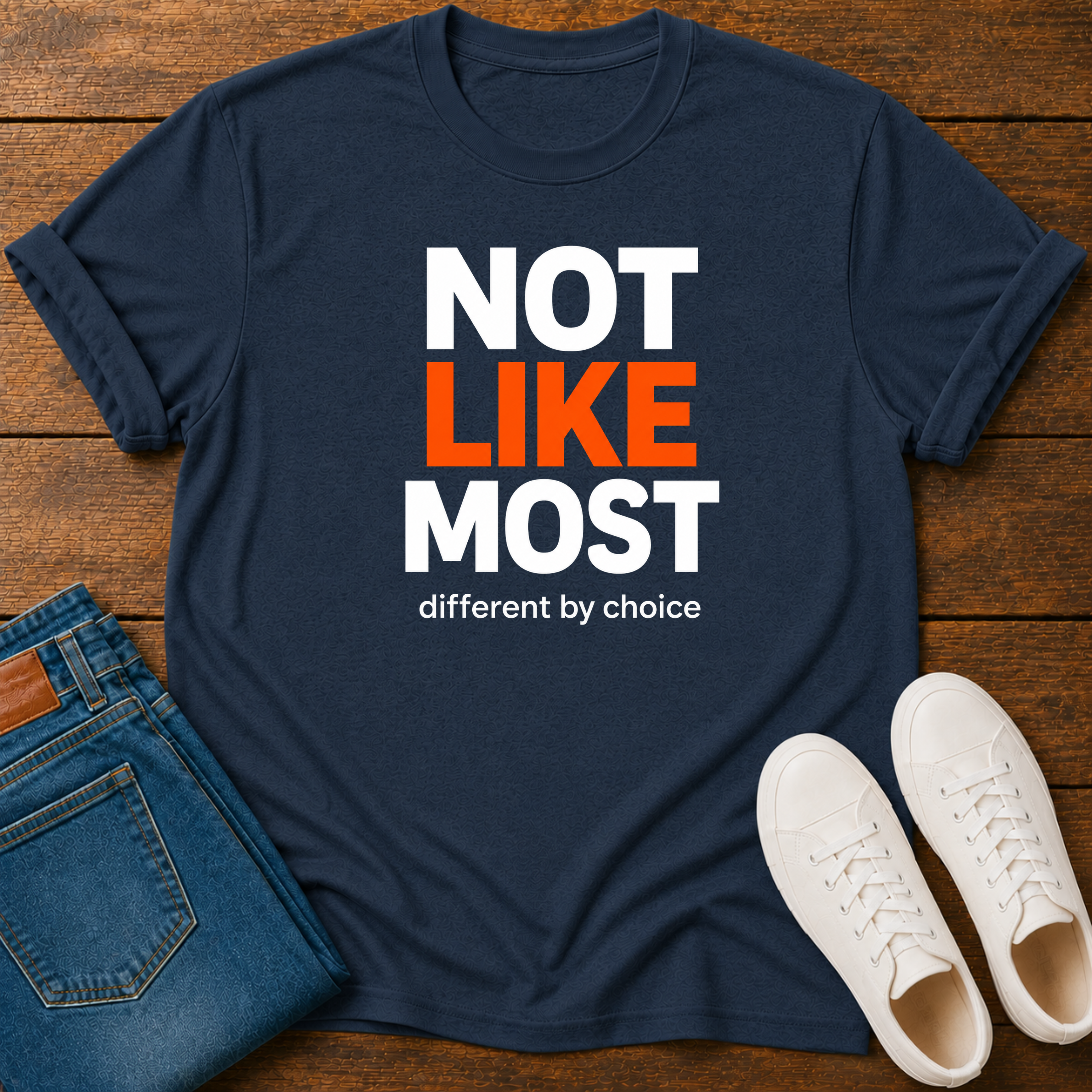 Not Like Most T-Shirt — Different By Choice