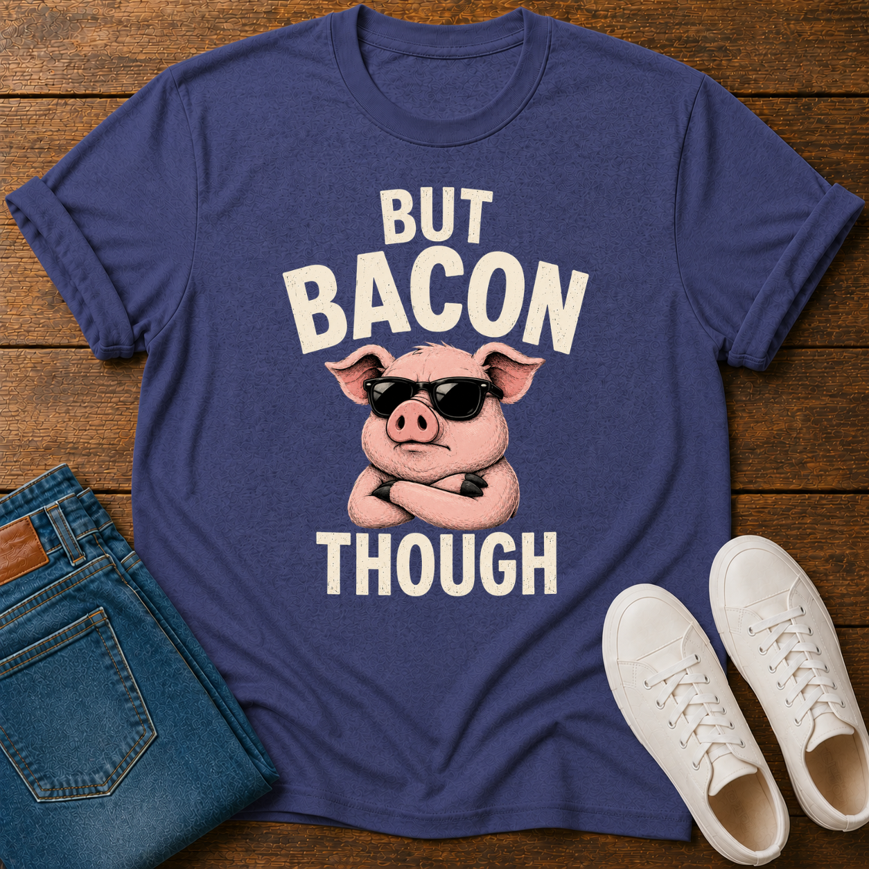 But Bacon Though T-Shirt