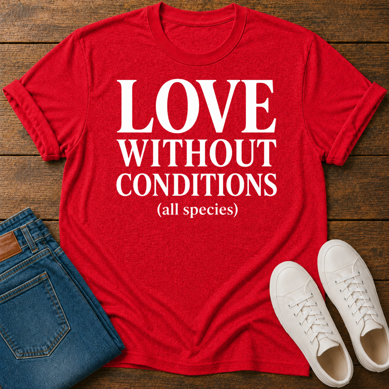 Love Without Conditions (All Species) T-Shirt