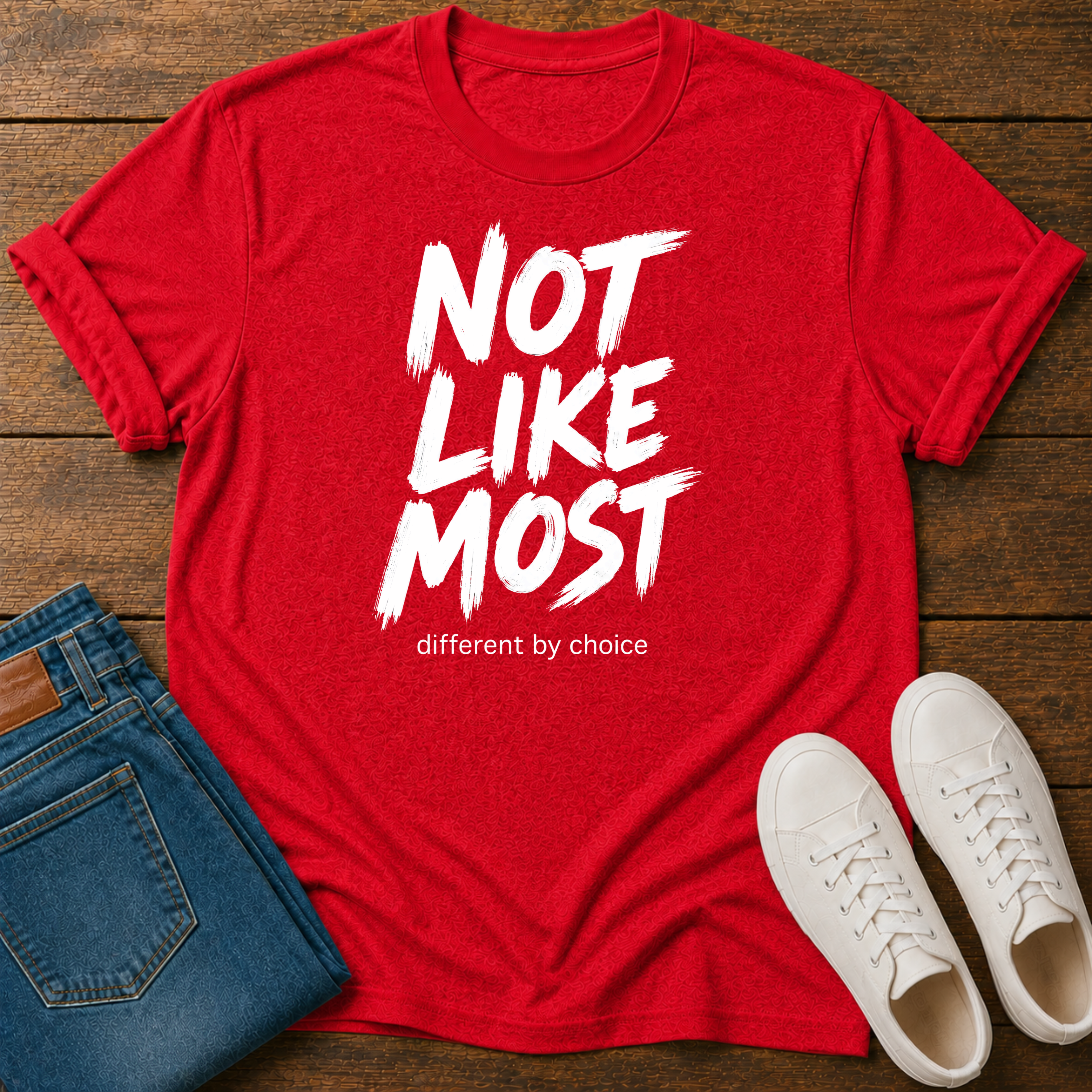 Not Like Most T-Shirt — Different By Choice