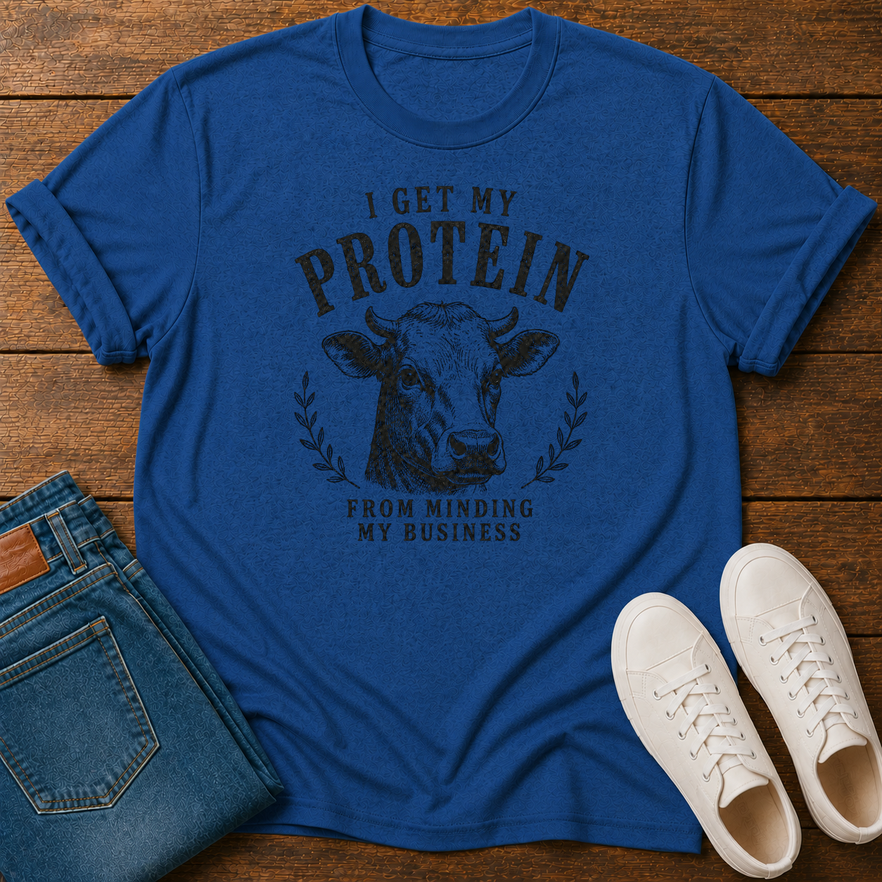I Get My Protein From Minding My Own Business T-Shirt