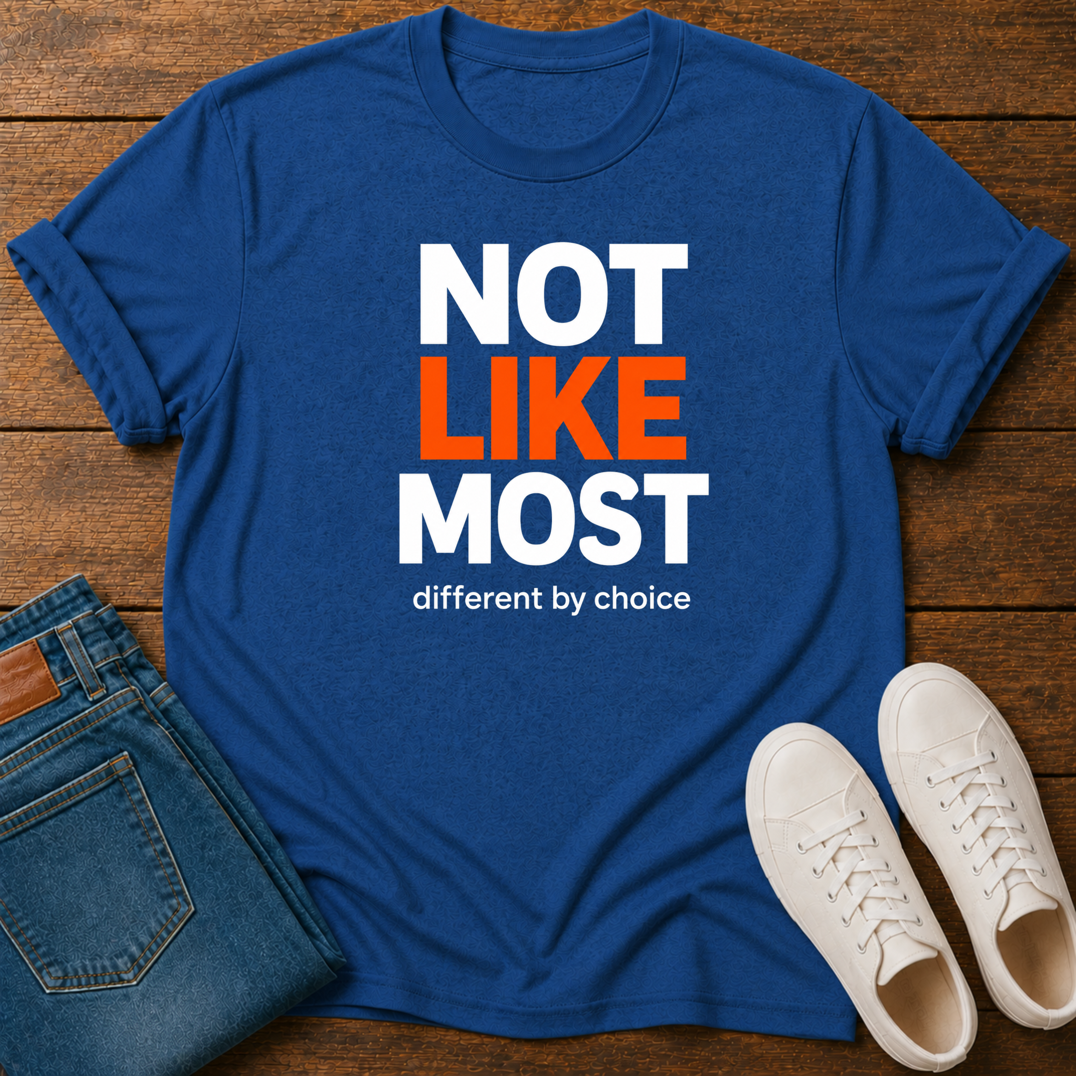 Not Like Most T-Shirt — Different By Choice
